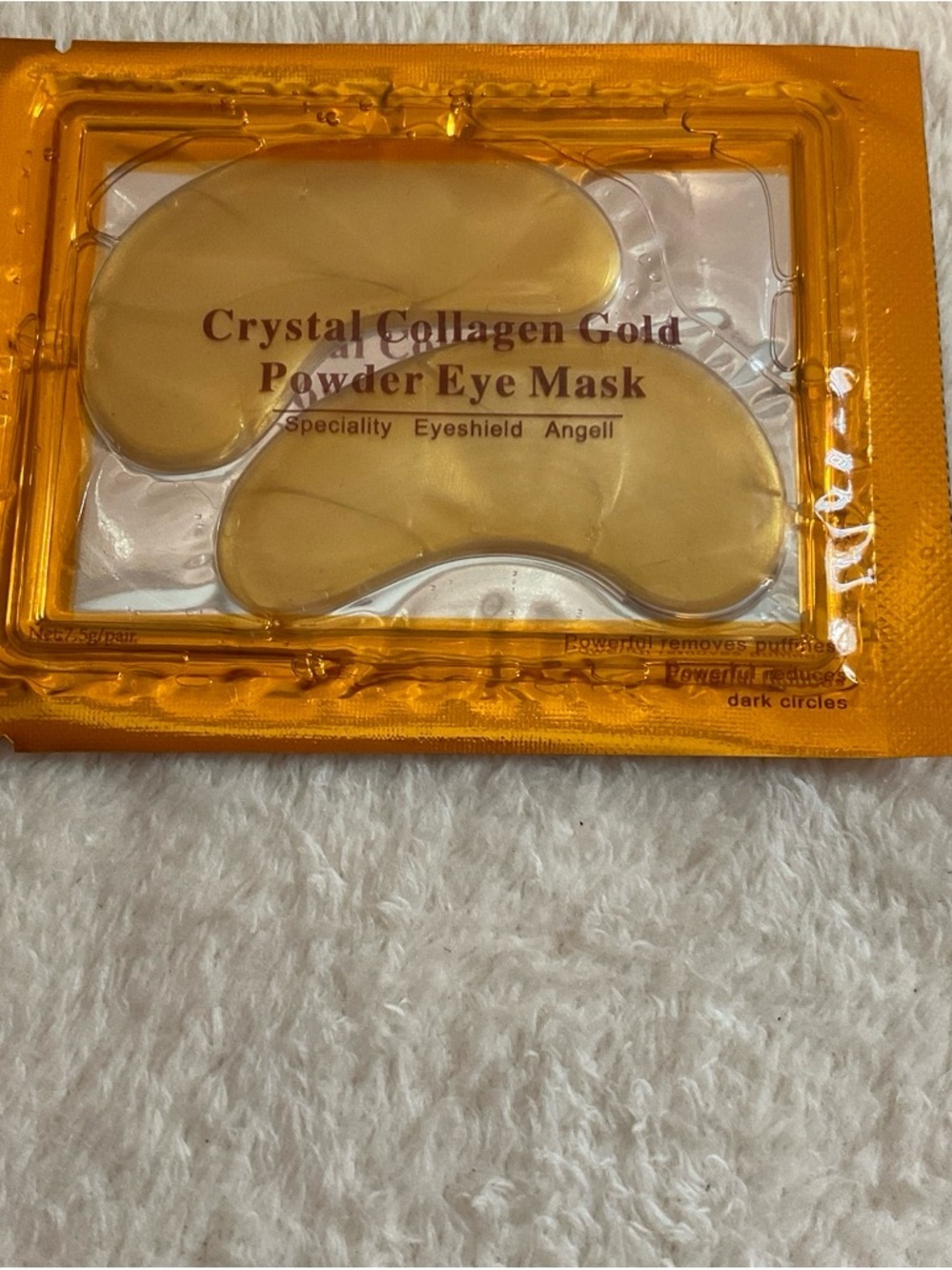 Gold Powder Eye Mask - Gold Under-Eye Patches